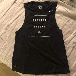 Nike Dri-fit Ohio state muscle tank